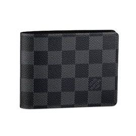 checkered lv wallet|black louis vuitton wallet.